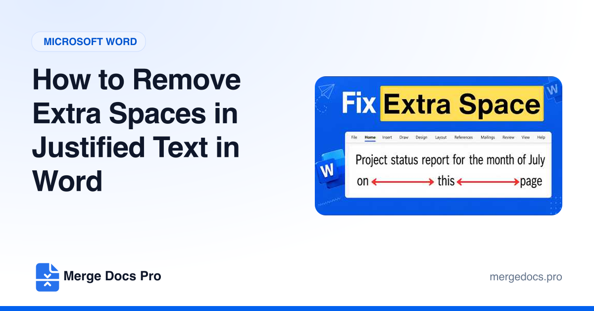How to Remove Extra Spaces in Justified Text in Word (3 Methods)